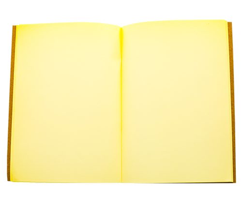 Everyday Mughal notebook, inside cream pages